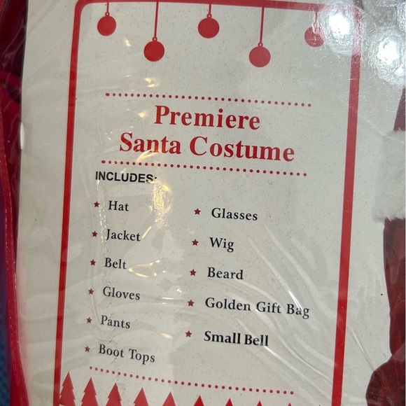 Santa Costume with Accessories - Picture 2 of 2